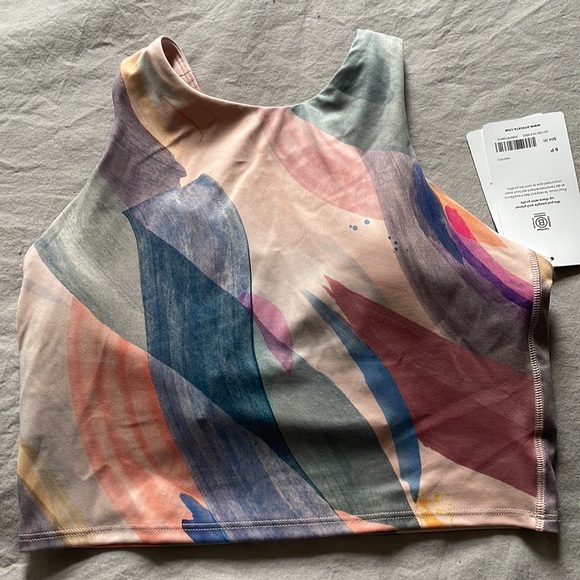 Athleta Conscious Crop d-dd Watercolor - Picture 2 of 9